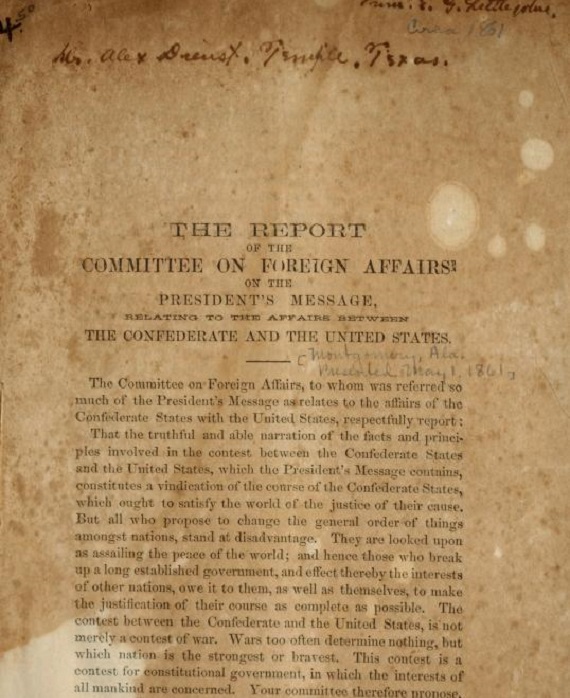 Report of the Committee on Foreign Affairs