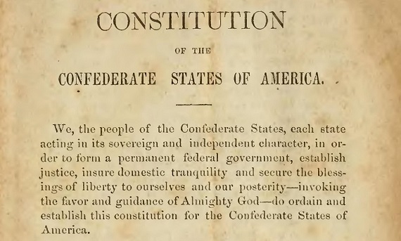 The Confederate Constitution